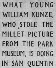 Explanatory NoteWilliam Kunze Article SF Call March 17 1912