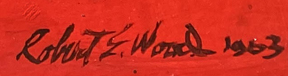 Robert E. Wood, Against the Sea, Signature