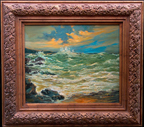 William Francis Young Raging Surf