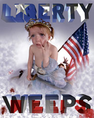 Elliott Earls Poster Liberty Weeps