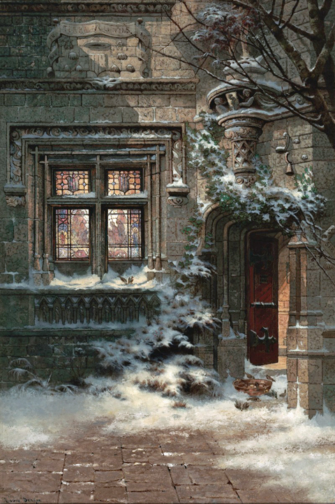 Christmas Day Hotel de Cluny Edwin Deakin