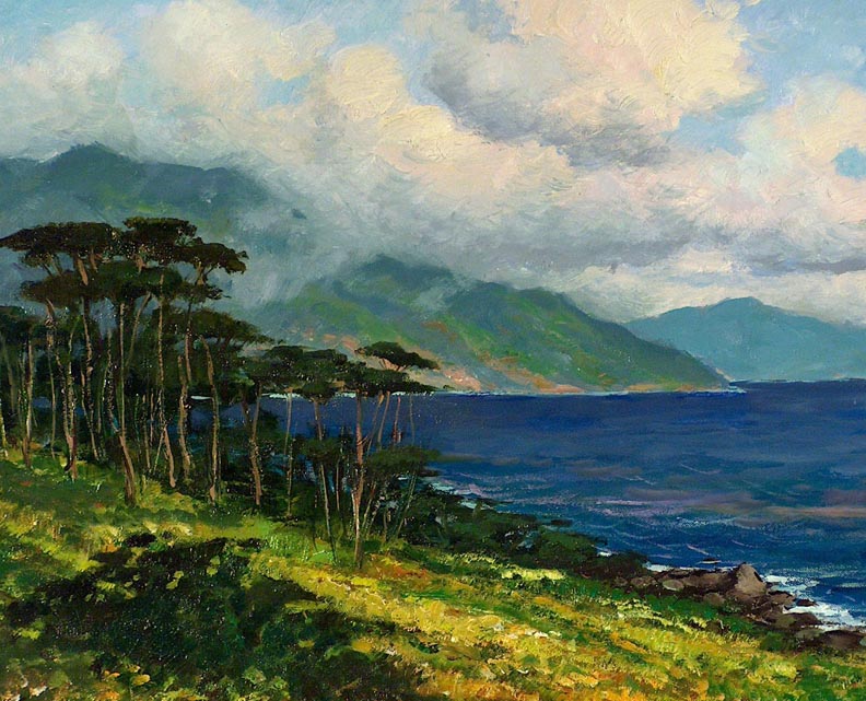 Alex Dzigurski Bixby Wildflowers Big Sur Closeup