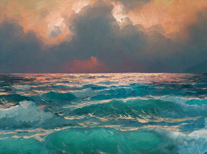 Alexander Dzigurski After the Storm closeup