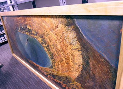 Ellenshaw Matte Painting 20000 Leagues Under the Sea