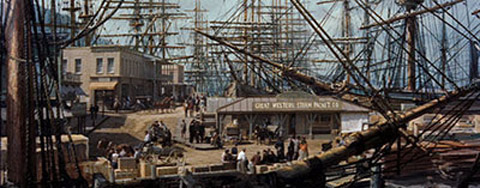 Ellenshaw Matte Painting 20000 Leagues Under the Sea