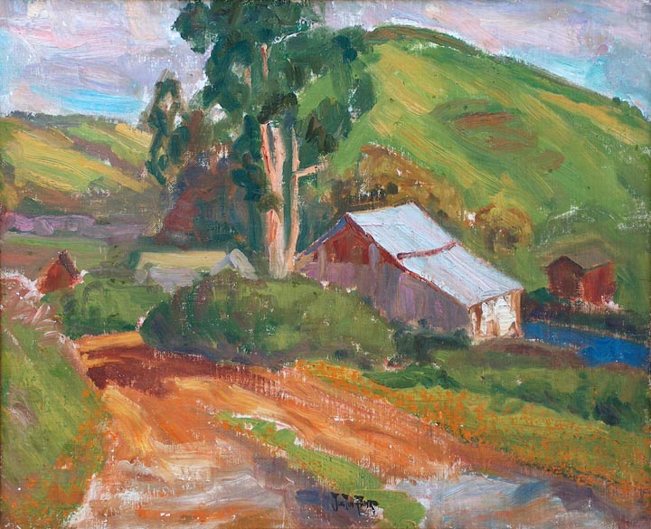 Justin Faivre Hillside Barn