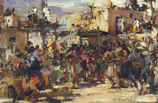 Nicolai Fechin INdians Dancing