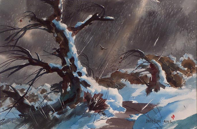 Jade Fon Night Owl California Style Watercolor