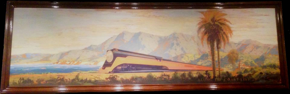 Sam Hyde Harris Santa Barbara Depot Painting