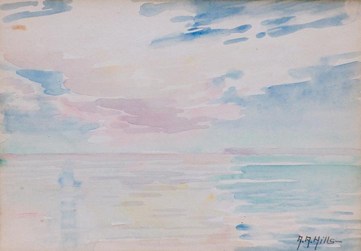Anna Hills Pale Opal Watercolor