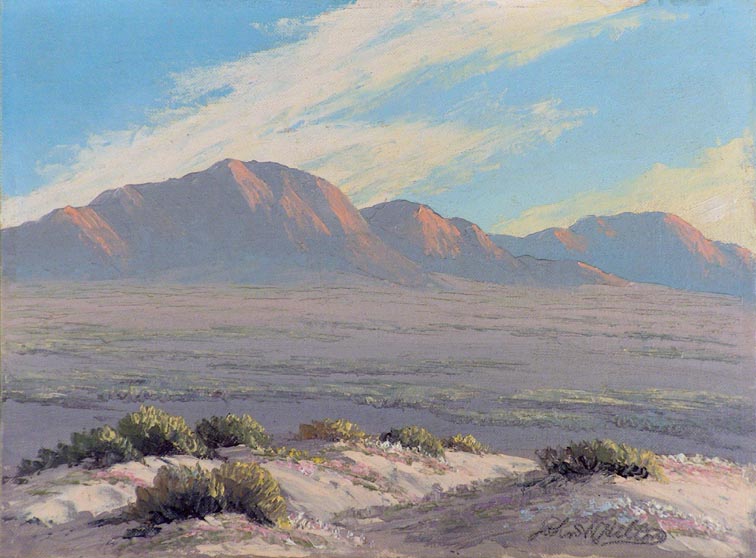 John W Hilton Flowering Dunes and Mountains