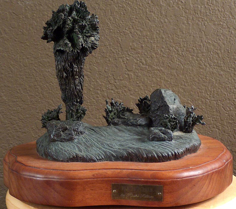 Kathi Hilton Bronze Peaceful Palm