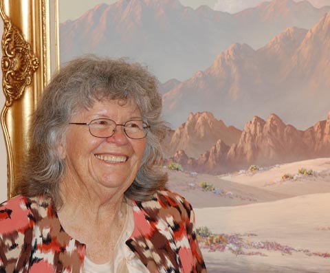 Kathi Hilton at Twentynine Palms Exhibition