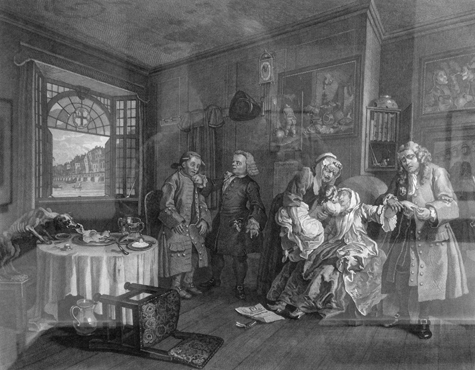 William Hogarth The Lady's Death