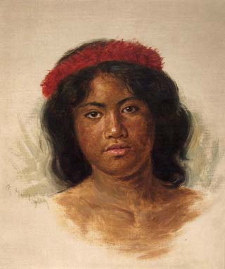 Woman with a Haku Lei Grace Hudson