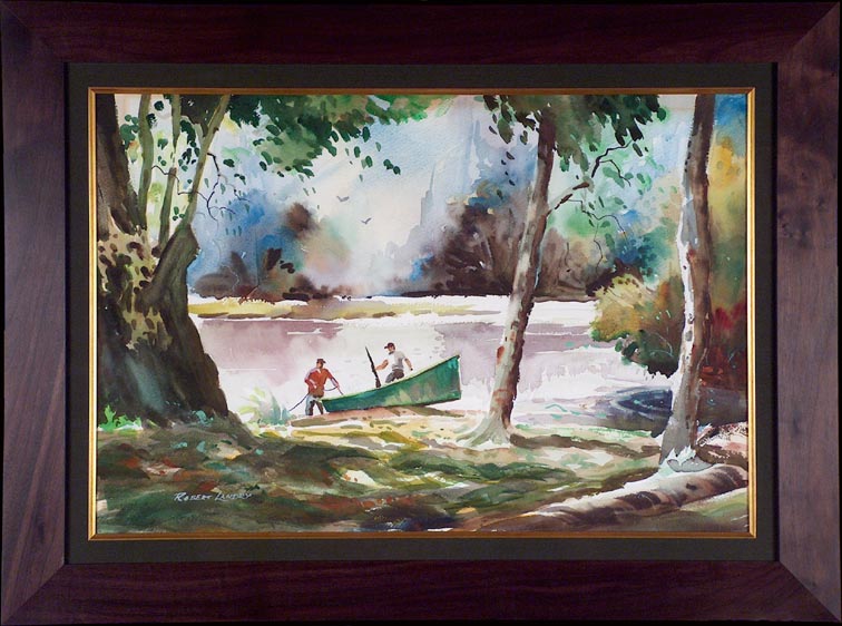 Robert Landry Commencing the Hunt with Frame