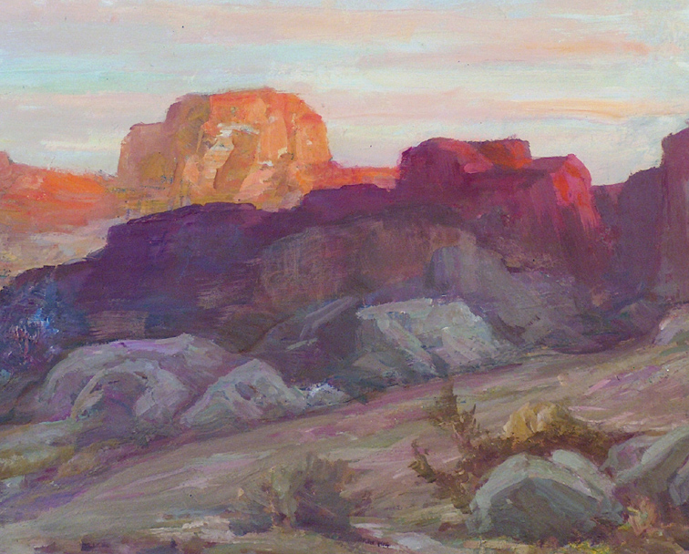 Emilio Lanzi Sunset Shadows Closeup