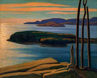 Afternoon Sun Lake Superior Lawren Harris