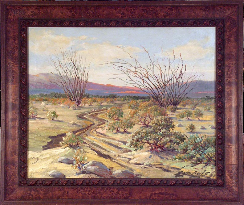 Harry Emerson Lewis with Italian Burlwood Frame