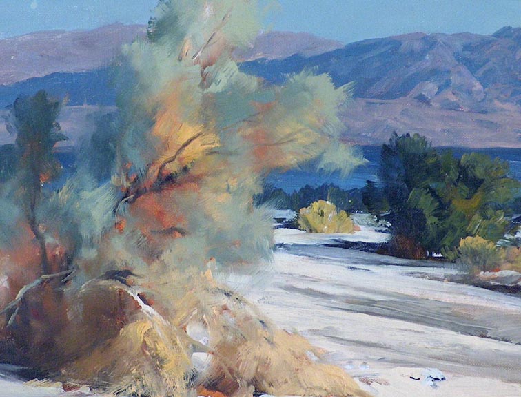 Ralph Love Near the Salton Sea Closeup