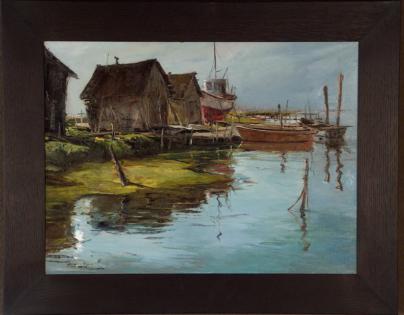 Joshua Meador Boat Anchorage with frame