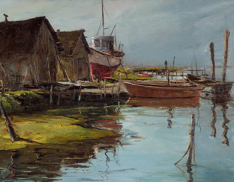Joshua Meador Boat Anchorage close up