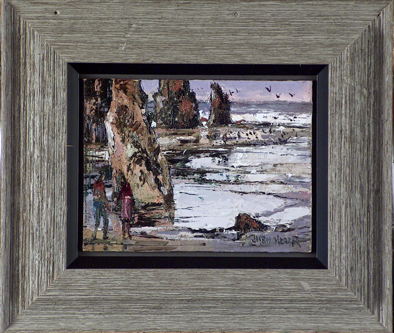 Joshua Meador Ebb Tide Stroll with Frame