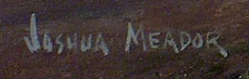 Joshua Meador Left by the Tide Signature