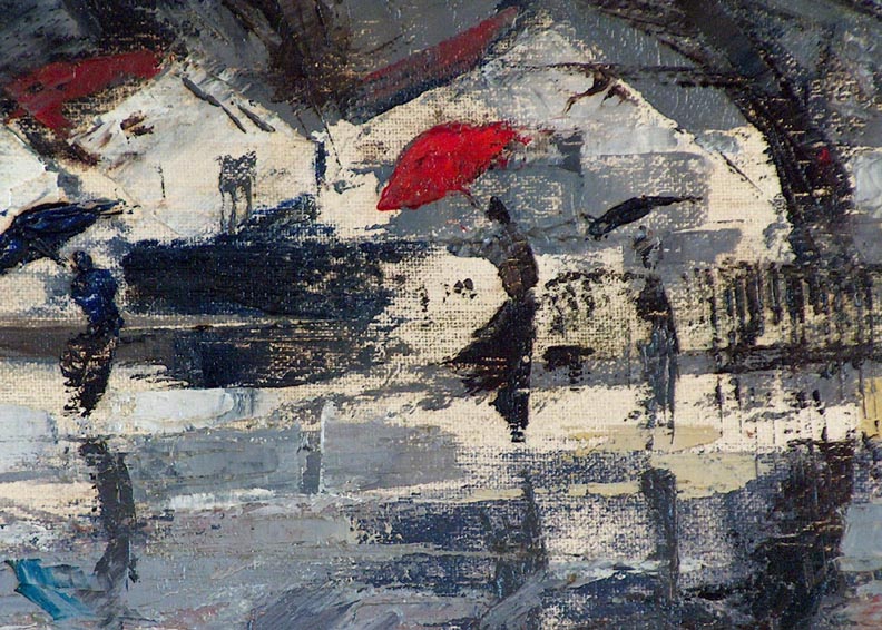 Joshua Meador Rainy Windy Day Closeup