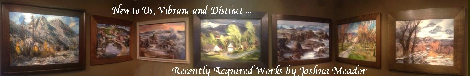 Joshua  Meador  New Works Show Banner