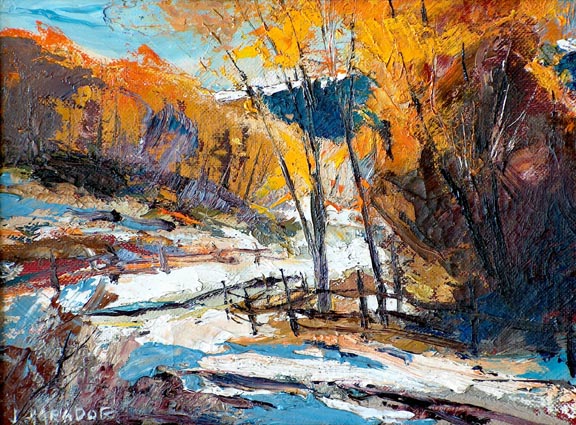 Joshua Meador Snowfalls Golden Moment