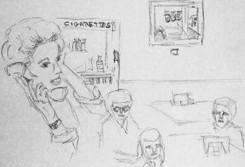 Frame sketch from the Birds