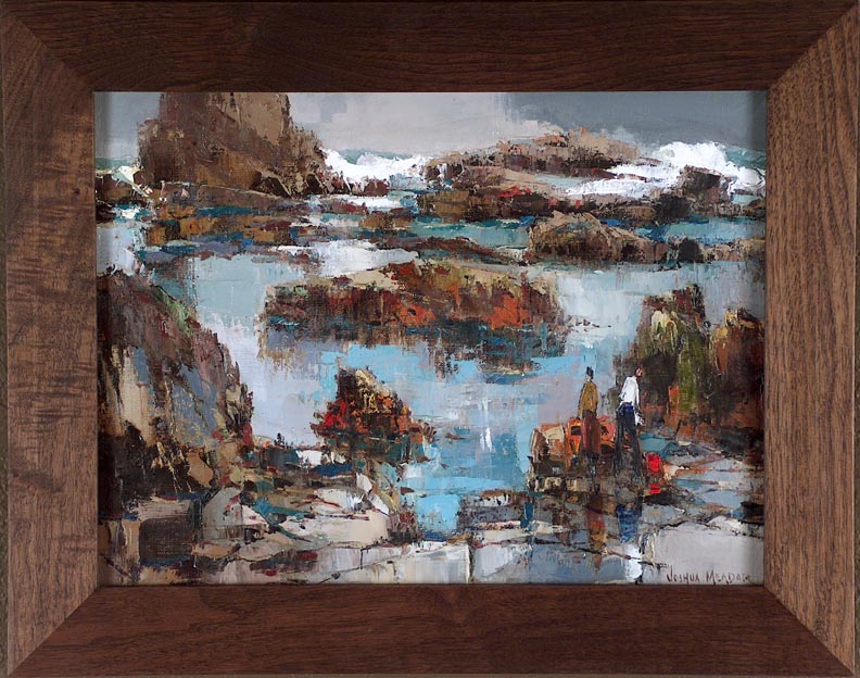 Joshua Meador Tidepools 1905 with Frame