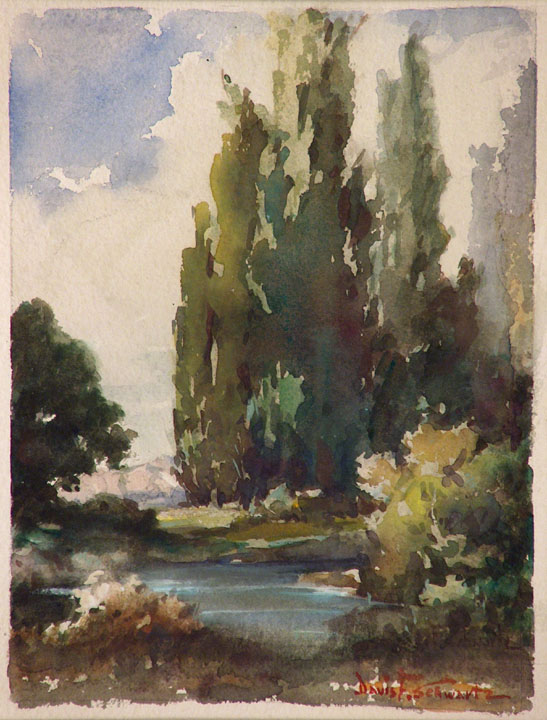 Davis Francis Schwartz Eucalyptus and River