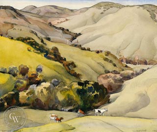 Millard Sheets Gaviota Range 1932