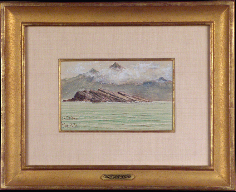 James Everett Stuart Exposed Reef Sitka 1891 with Frame