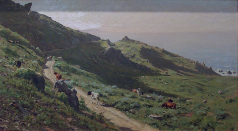 Thaddeus Welch View from a Steep Ravine