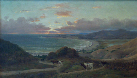 Thaddeus Welch Bolinas Bay at Sunset