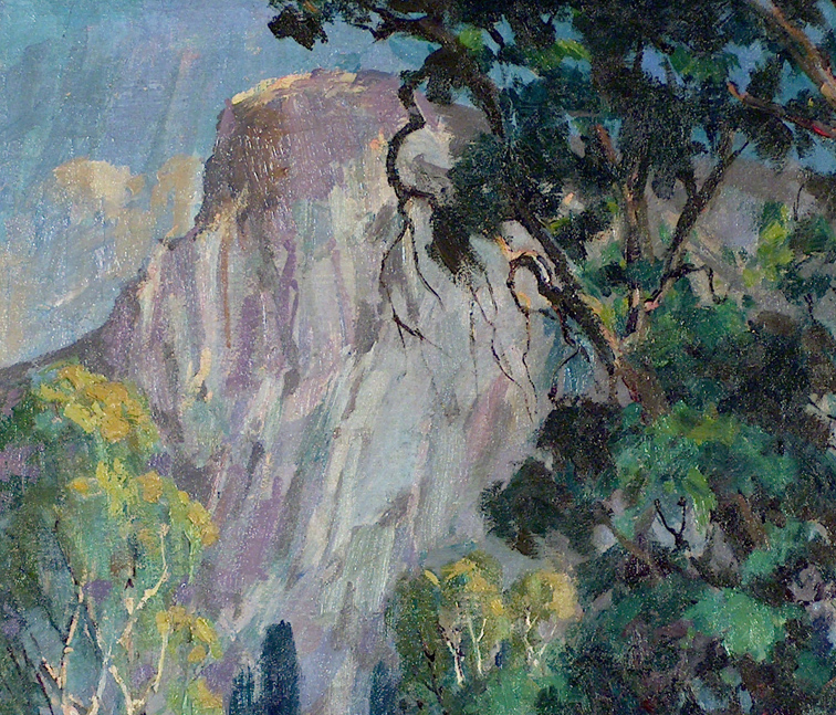Florence Upson Young Half Dome Yosemite Closeup