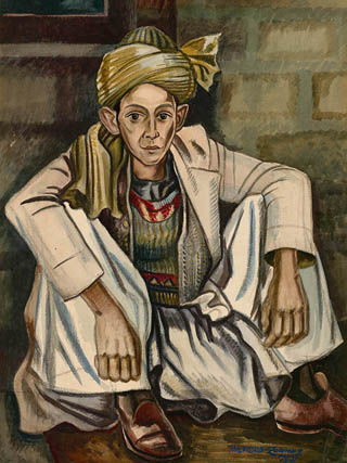 Milford Zornes Indian Boy