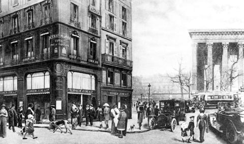 Photo of l'Gallerie Gernheim-Jeune in Paris, circa 1910