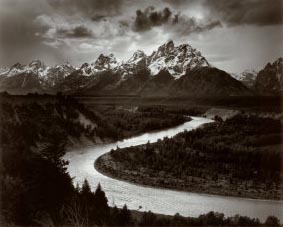 Ansel Adams Snake River Grand Tetons