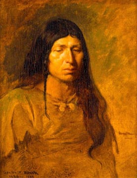 George de Forests Brush Portrait of an Indain