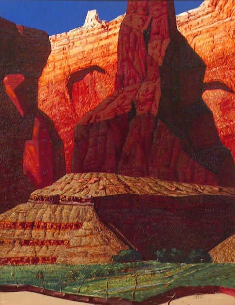 Conrad Buff at the Crocker Canyon de Chelly