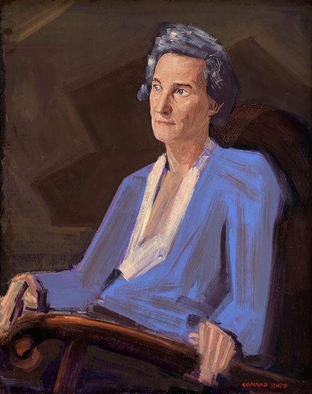 Portrait of Mary Buff, by her husband, Conrad Buff