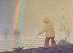 Ferdinand Burgdorff On the Wharf