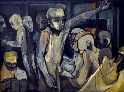 Maurice Lapp, The Travelers, 1951 Collection of the Santa Rosa Junior College Library