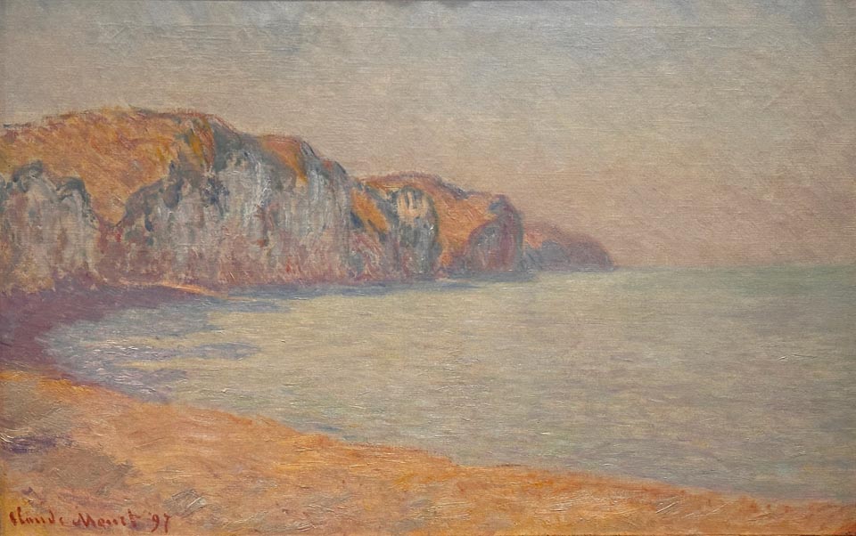 Claude Monet, A Cliff at Pourville in the Morning, 1897 Montreal Museum of Fine Arts