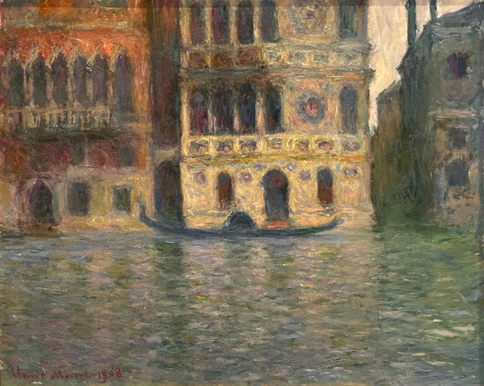 Claude Monet, Venice, Palazzo Dario, 1908,  the Art Institute of Chicago