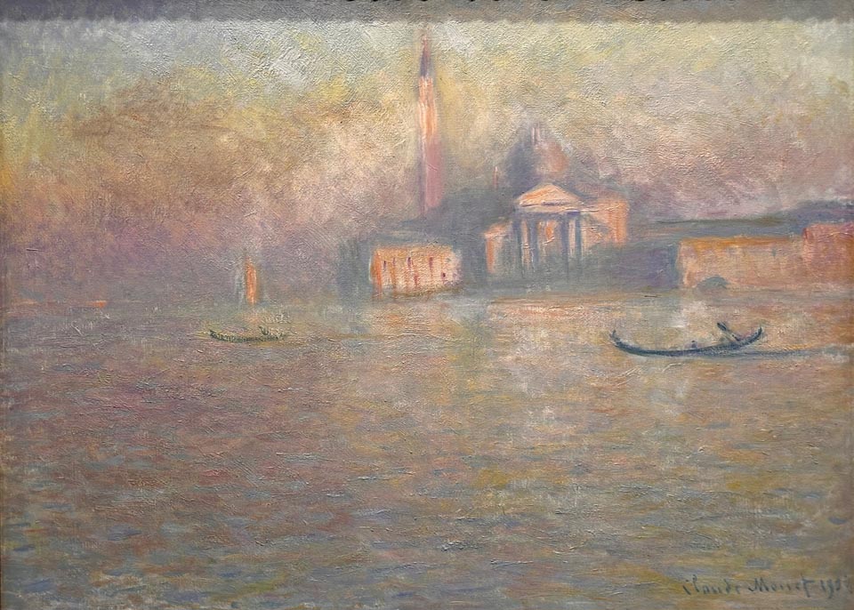 Claude Monet, San Giorgio Maggiore, 1908 Amgueddfa Cymru Museum, Wales 